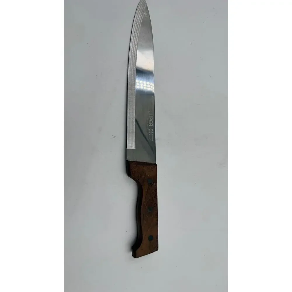 Super-Chef Everbrite S.STEEL Chefs Knife 13.5'' Japan Wood Handle